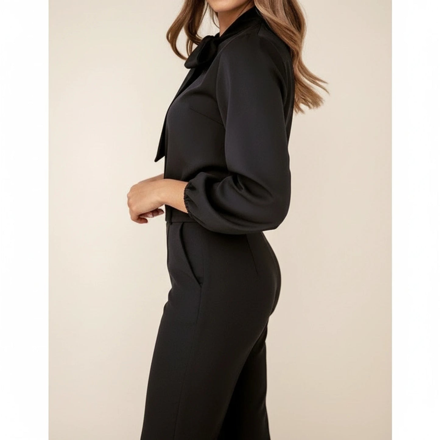 Women's Tie Neck Blouse