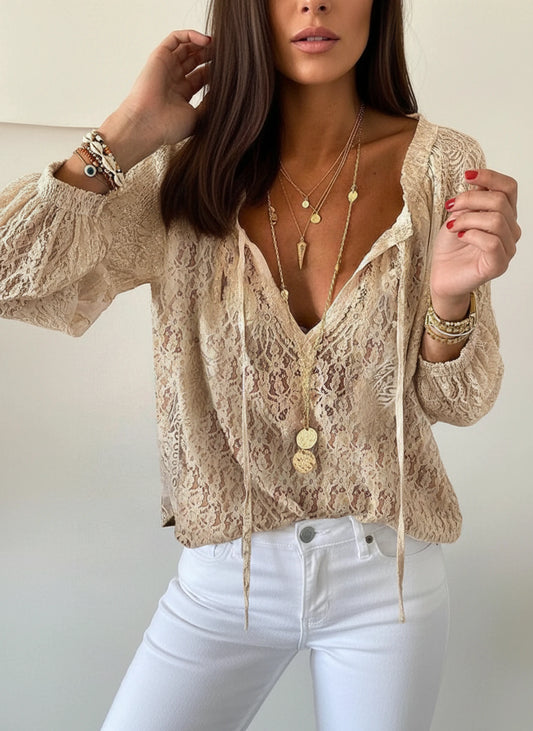 Women's Elegant Boho Blouse