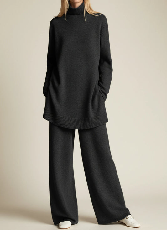 Women's Wide-Leg Relaxed Fit Pant Set