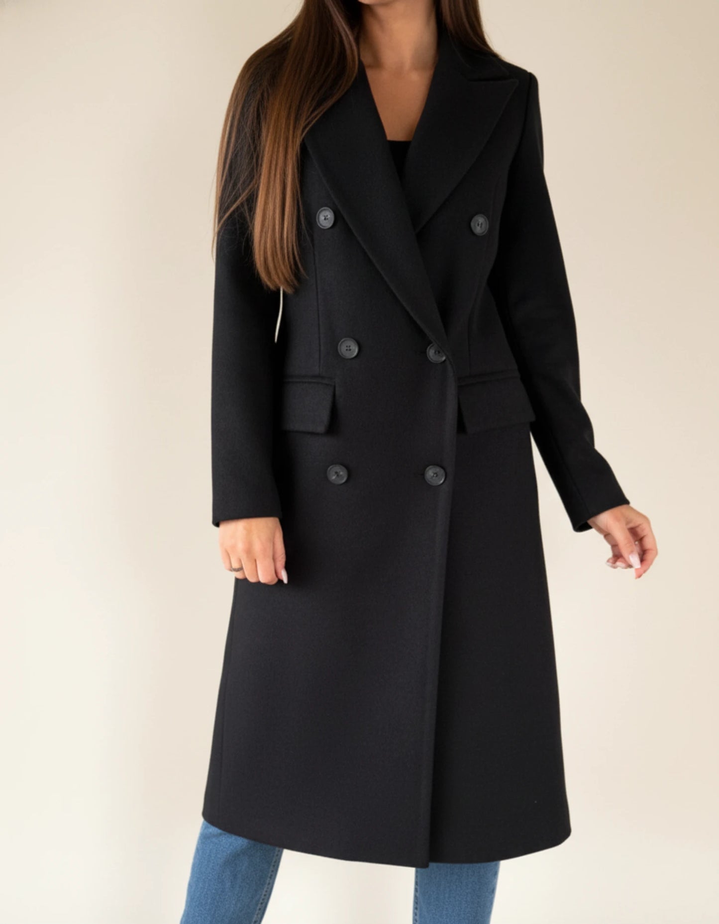 Women's Double-Breasted Winter Coat