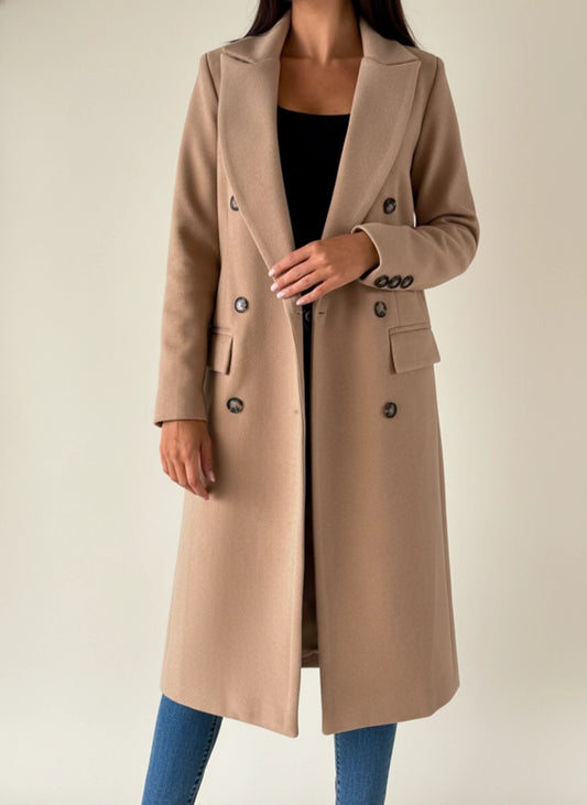 Women's Double-Breasted Winter Coat