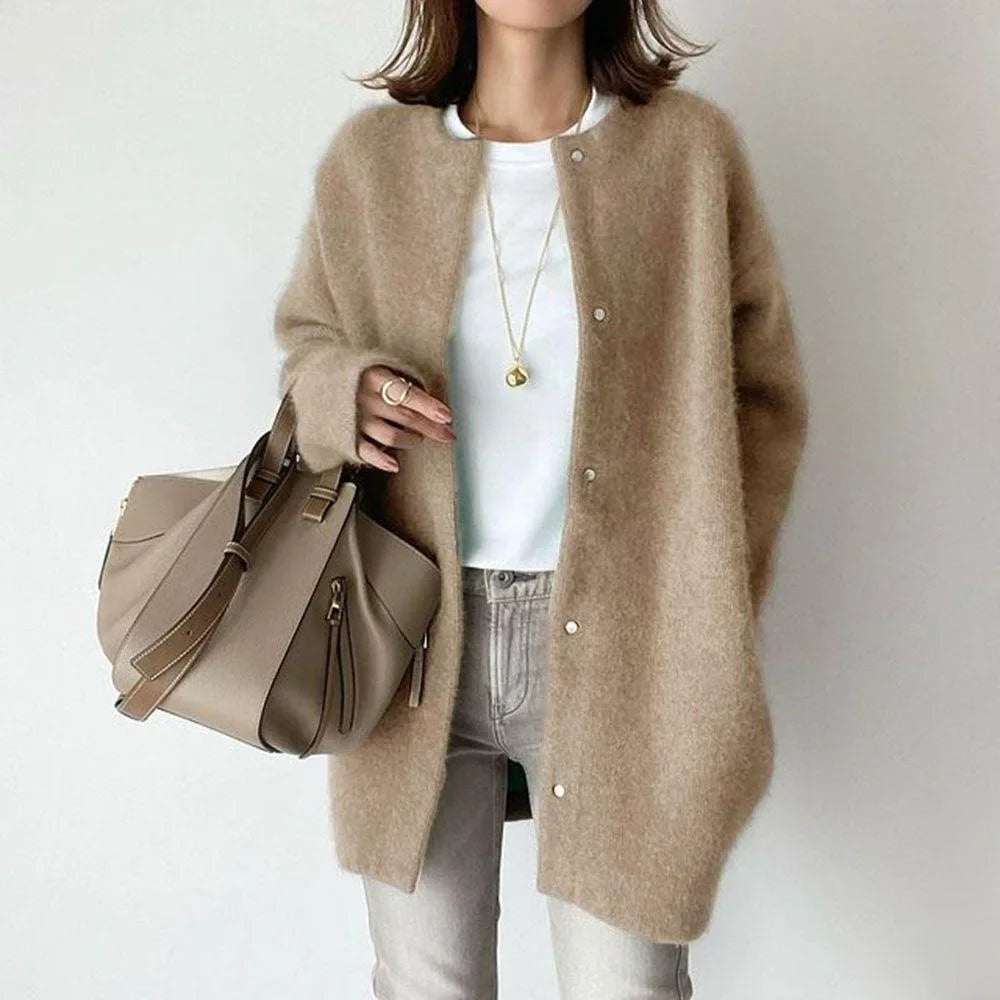 Women's Oversized Cardigan Sweater - Image 1