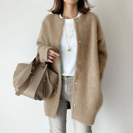 Women's Oversized Cardigan Sweater - Image 1