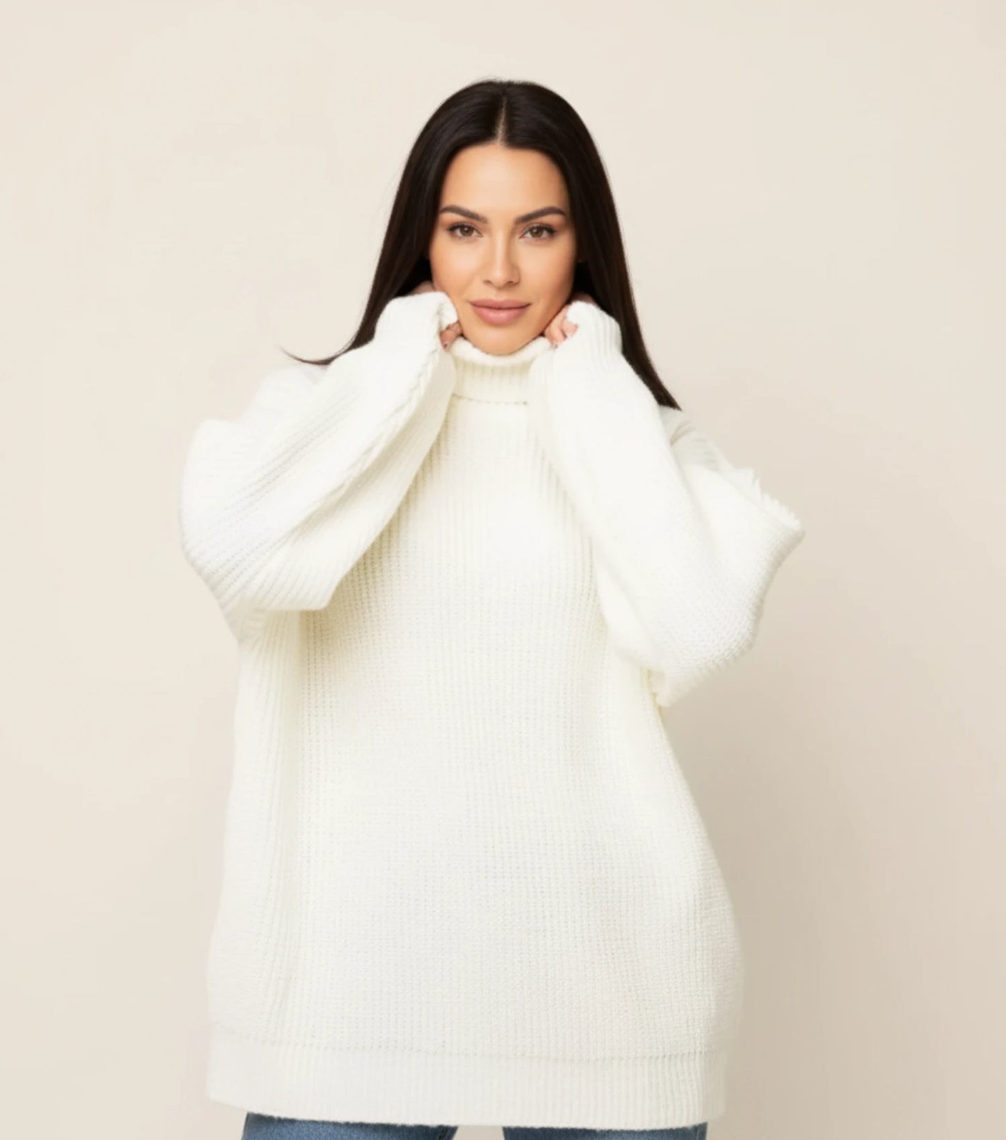 Women's Oversized Chunky Knit Sweater