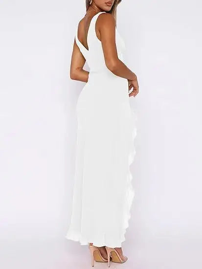 Women's Ruffle Slip Maxi Dress - Image 2