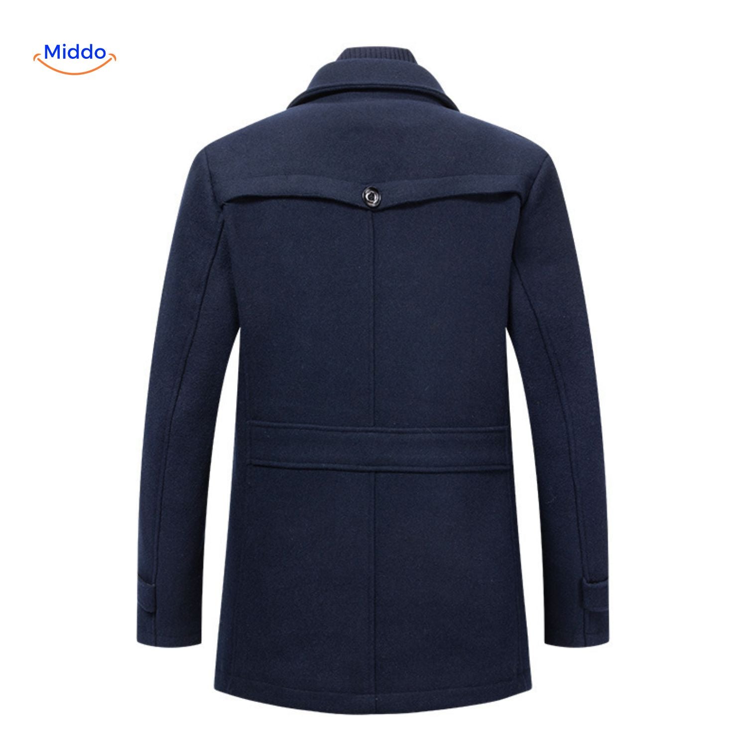 WoolGuard™ Winter Coat | Wool Blend, Double Collar & British Heritage Style