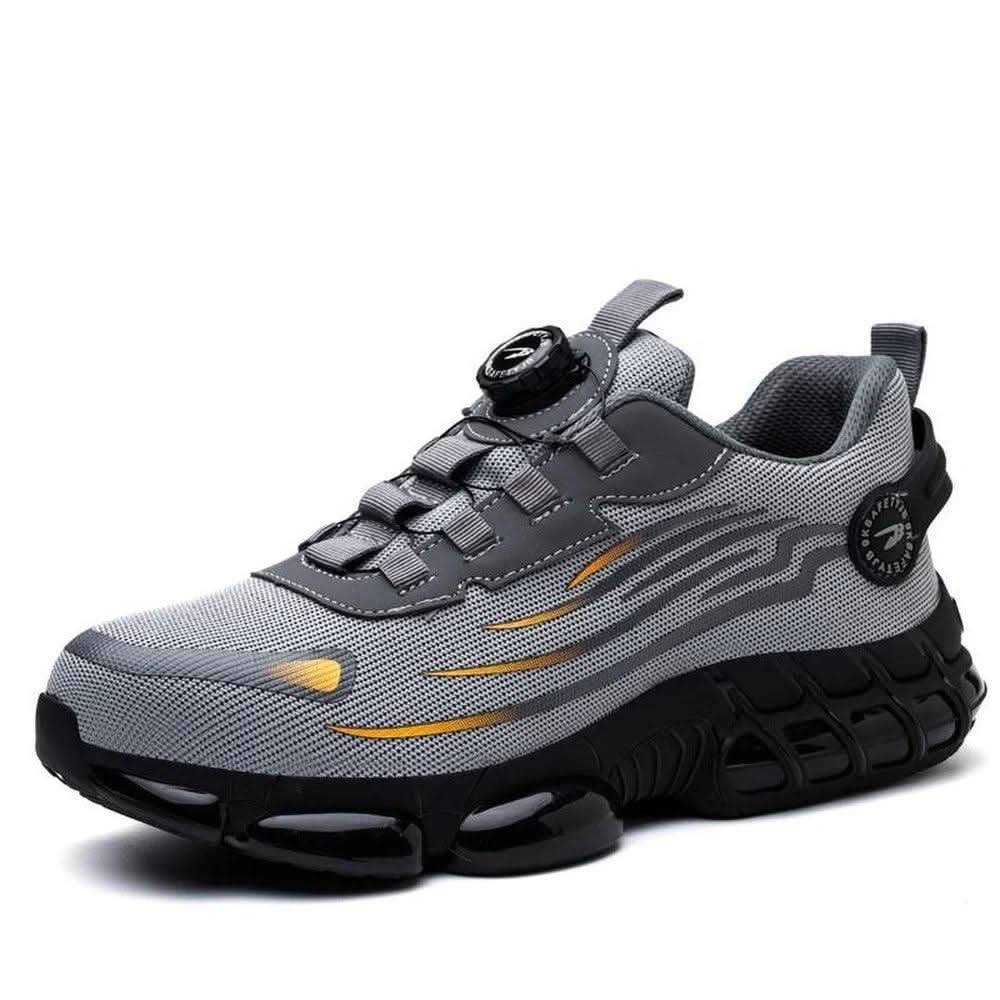 Work Shoes for Men | Orthopedic Support & Slip-Resistant Grip | GripFlow