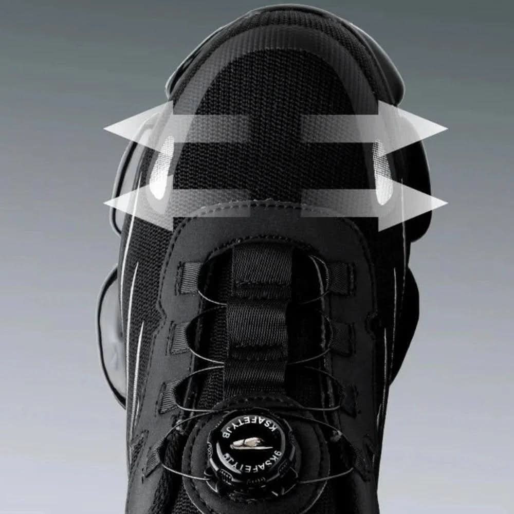 Work Shoes for Men | Orthopedic Support & Slip-Resistant Grip | GripFlow